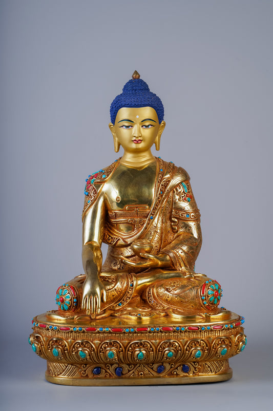 10 inch/ 30 cm Shakyamuni Buddha | བཅོམ་ལྡན་འདས། | 释迦牟尼
