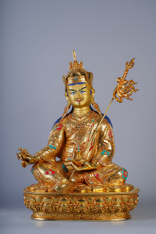 12 inch/ 35 cm Guru Padmasambhava | པདྨ་འབྱུང་གནས། | 莲花生大士