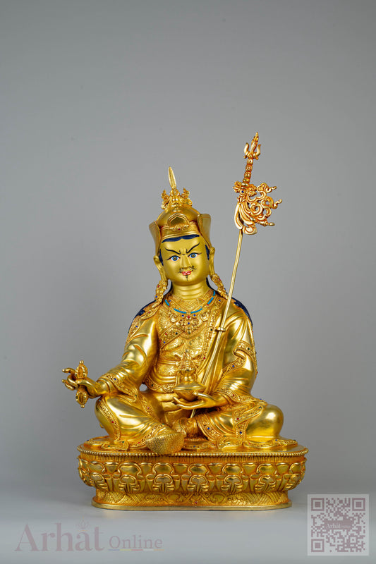 14 inch/ 36 cm Guru Padmasambhava | པདྨ་འབྱུང་གནས། | 莲花生大士